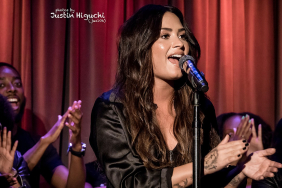 Demi Lovato at the Grammy Museum